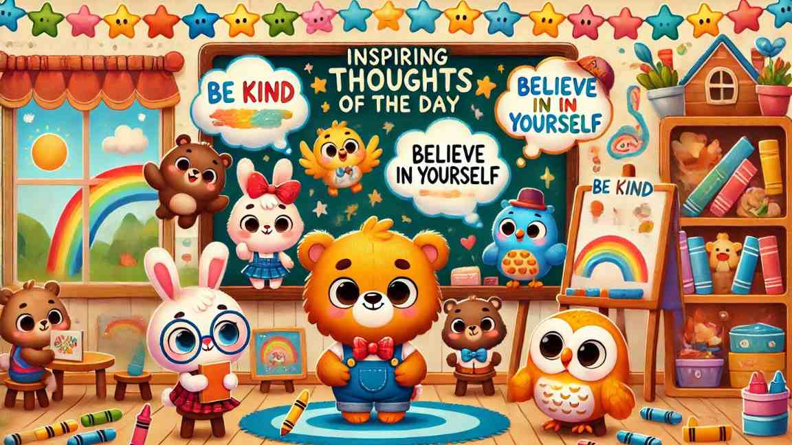 thought of the day for kindergarten