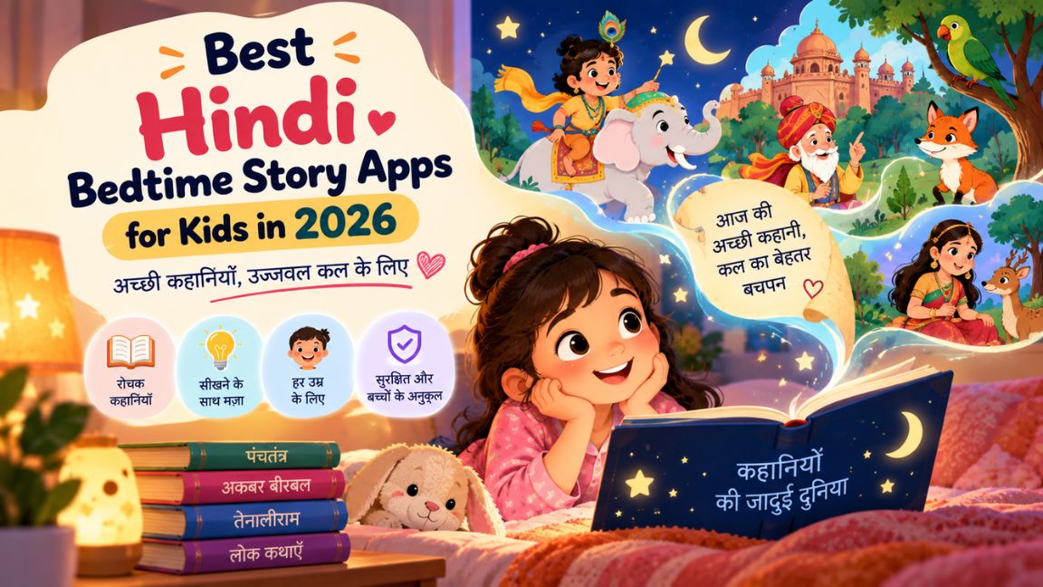 10 Best Hindi Bedtime Story Apps for Kids in 2026